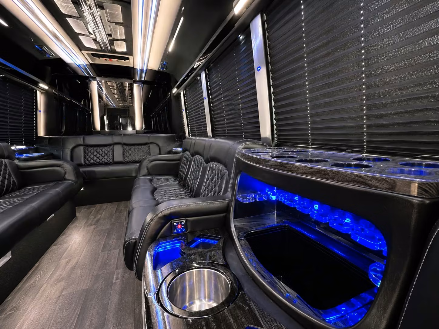 keep the energy going before and after the show with a sacramento party bus